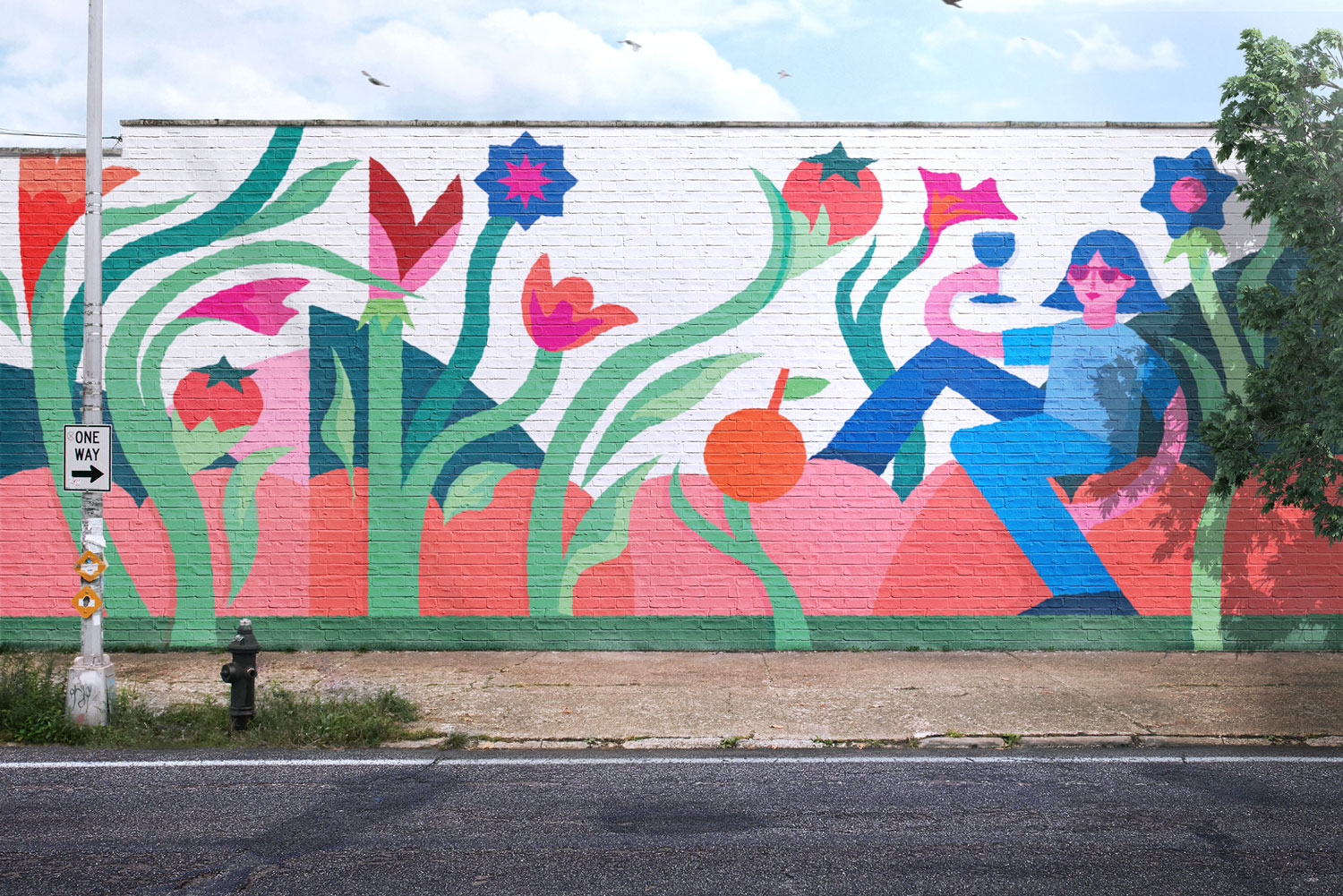 Dubbel & Dwars mural