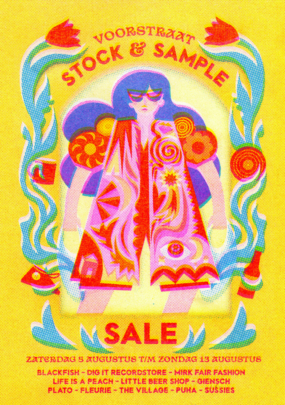 Stock & sample sale Utrecht poster